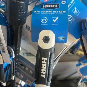 HART 9-Piece Folding Hex Keys